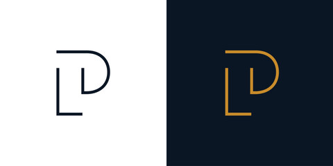 Simple and modern P logo design