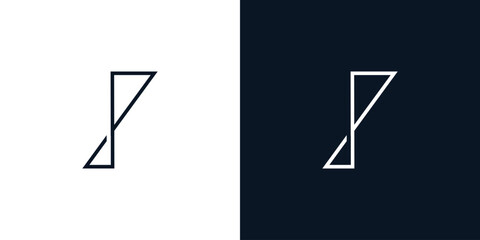 Simple and modern P logo design 3