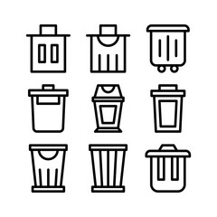 Showcase the beauty and elegance of your design with this stunning Black and White garbage Icon. Perfect for graphic designs, logos, mobile apps, posters and more. 
