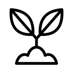 Fototapeta premium Showcase the beauty and elegance of your design with this stunning Black and White plant Icon. Perfect for graphic designs, logos, mobile apps, posters and more. 