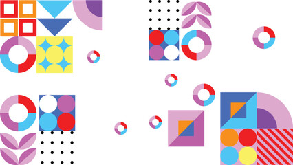 abstract background frame with geometric patterns