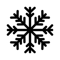 Showcase the beauty and elegance of your design with this stunning Black and White snowflake Icon. Perfect for graphic designs, logos, mobile apps, posters and more. 
