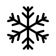Showcase the beauty and elegance of your design with this stunning Black and White snowflake Icon. Perfect for graphic designs, logos, mobile apps, posters and more. 
