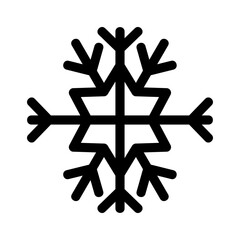 Showcase the beauty and elegance of your design with this stunning Black and White snowflake Icon. Perfect for graphic designs, logos, mobile apps, posters and more. 
