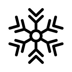 Showcase the beauty and elegance of your design with this stunning Black and White snowflake Icon. Perfect for graphic designs, logos, mobile apps, posters and more. 
