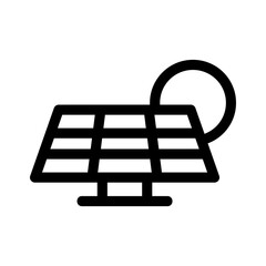 Showcase the beauty and elegance of your design with this stunning Black and White solar panel Icon. Perfect for graphic designs, logos, mobile apps, posters and more. 
