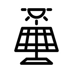 Showcase the beauty and elegance of your design with this stunning Black and White solar panel Icon. Perfect for graphic designs, logos, mobile apps, posters and more. 
