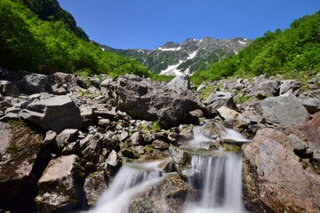 北アルプス 涸沢　夏景色 