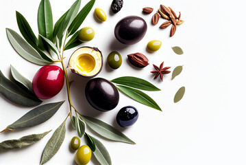 still life with olives, Generative AI