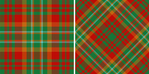 Tartan background pattern. Plaid fabric check. Texture textile seamless vector.