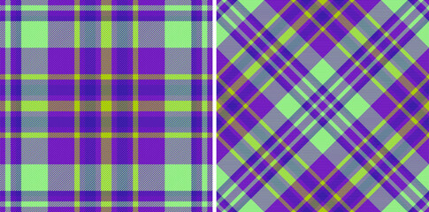 Tartan background texture. Textile fabric plaid. Vector seamless pattern check.