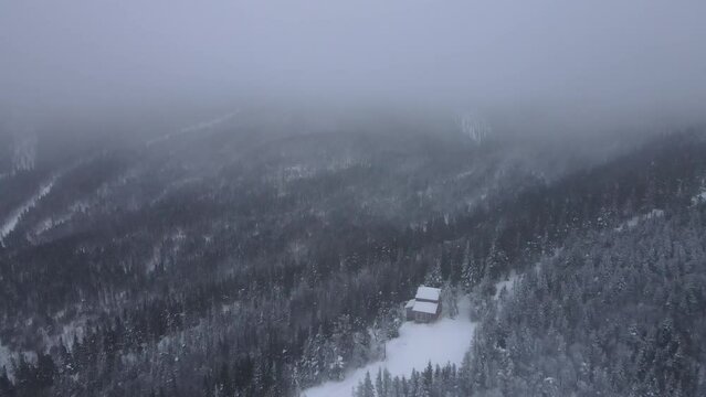 Free skiing in Mt. Edouard Canada