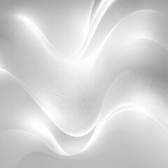 Silver Background, Abstract wavy flowing background, generative art