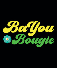 Bayou Bougie, Mardi Gras shirt print template, Typography design for Carnival celebration, Christian feasts, Epiphany, culminating  Ash Wednesday, Shrove Tuesday.