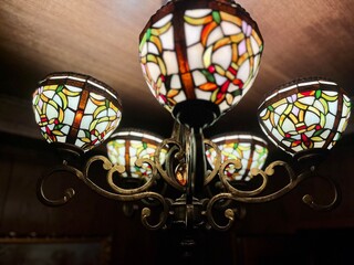 stained glass window in church