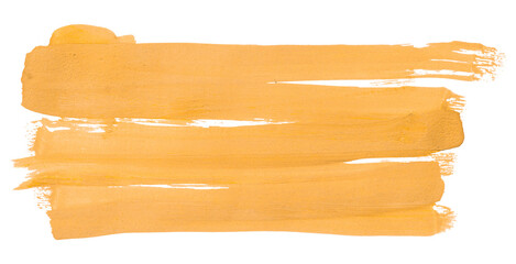 orange brush isolated on transparent background orange watercolor,png.