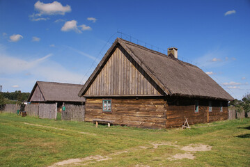 Fototapeta na wymiar Wielkopolski Ethnographic Park in Dziekanowice - an open-air museum, Greater Poland Voivodeship, Poland