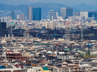 【高解像度】展望台から眺める大阪の都市景観