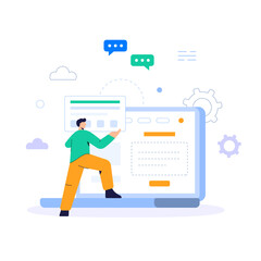 Web site department Programmers and art department create a company website to promote the company's activities. And the storefront system for selling the company's products