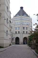 Fototapeta na wymiar Justizgebäude auf dem Plateau du Saint-Esprit in Luxemburg