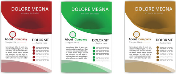 Natural flyer design,Unique concept flyer design,attrective flyer design,perfect for creative professional business. vector template See Less