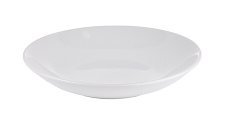 white plate on transparent png