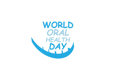 World oral health day. template for background, banner, card, poster