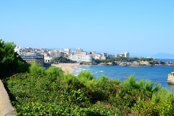 Fototapeta na wymiar Biarritz - Côtes Basque - Sud Ouest de la France