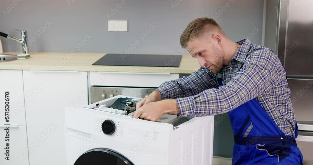 Wall mural washing machine repair problem