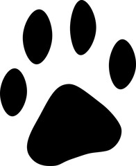 Luchsspur Pfoten Abdruck Vektorgrafik Wildtier Luchs