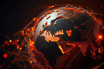 Global Data Web Communication Network in Cyberspace. Generative Ai
