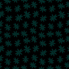 Leaves pattern. Endless Seamless Background