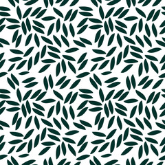 Leaves pattern. Endless Seamless Background