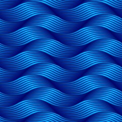 Abstract seamless wave background. Ocean river ripple wave motion vortex. wallpaper, print tile decor art design 