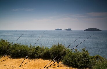 The Scene of the Beach in Dalian