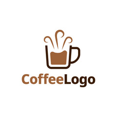 coffee cup logo template vector icon design