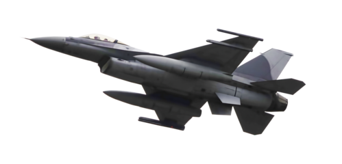 jet fighter isolated