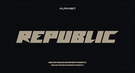 Abstract Fashion Best font alphabet. Minimal modern urban fonts for logo, brand, fashion, Heading etc. Typography typeface uppercase lowercase and number. vector illustration full Premium look