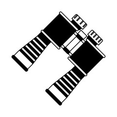 Binoculars icon vector. look see illustration sign. Glass symbol or logo.