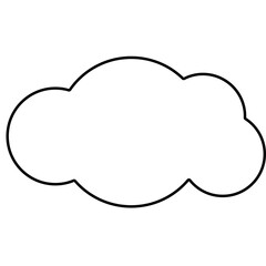 Transparent Cloud Line 