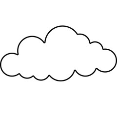 Transparent Cloud Line 