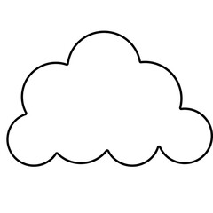 Transparent Cloud Line 