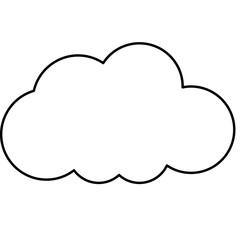 Transparent Cloud Line 