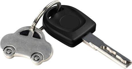 Black Car Key with car badge