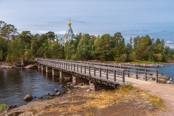 Fototapeta na wymiar Valaam Island, Temple