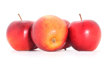  Fresh red apples.