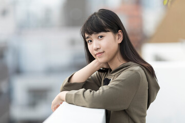 日本人10代の女の子