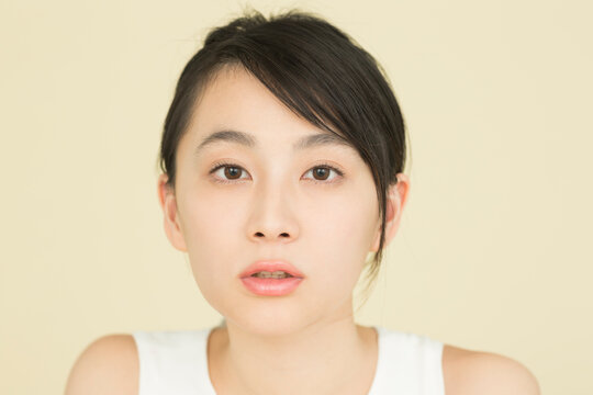若い女性のビューティーイメージ
