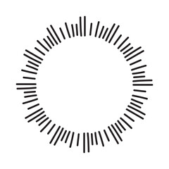 Hand drawn circles sketch. Rounds scribble line circles. Doodle circular logo design elements. Vector illustrations