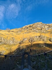 Vue depuis la Passerelle d'Holzarte, Dans le pays Basque